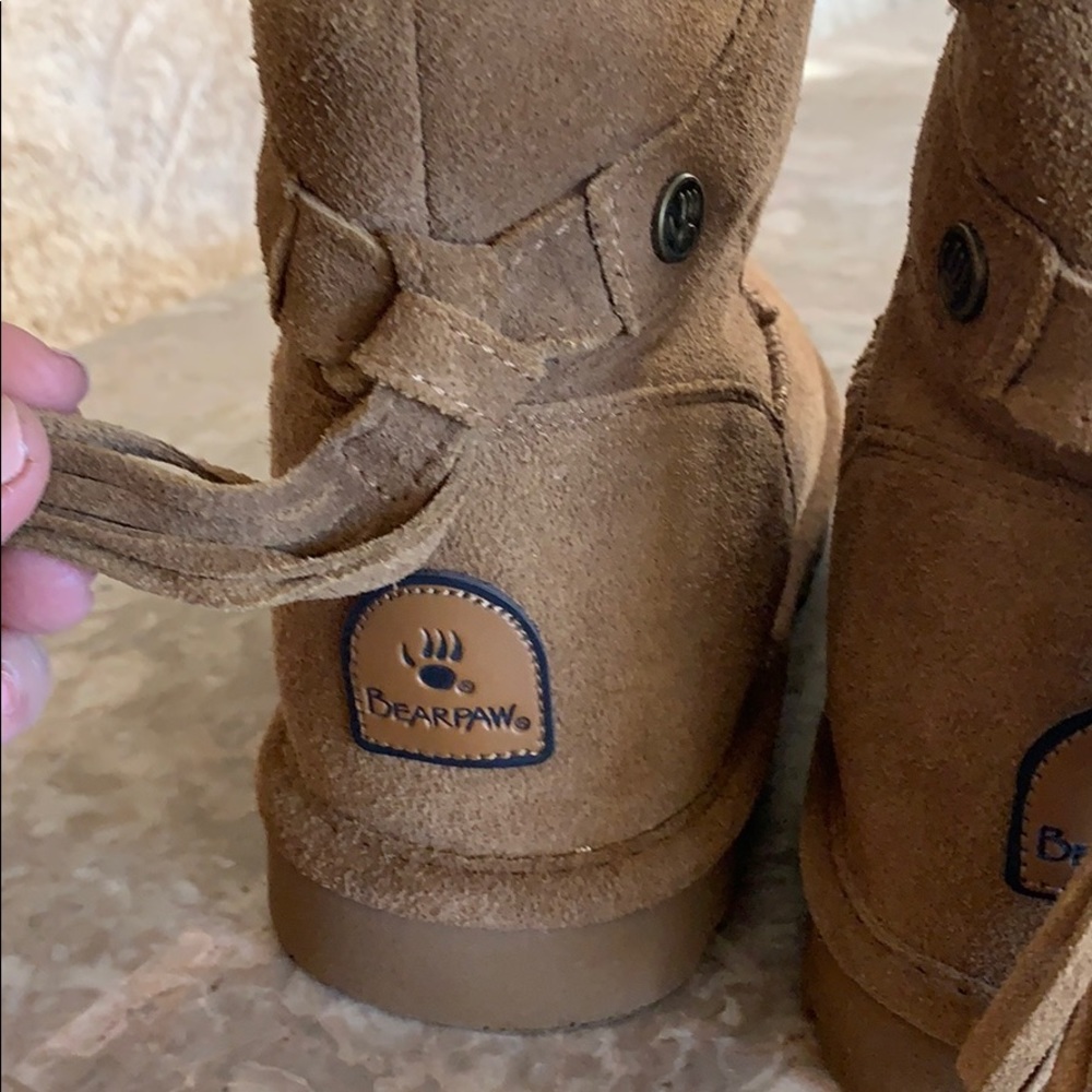 Bear paw ankle boots